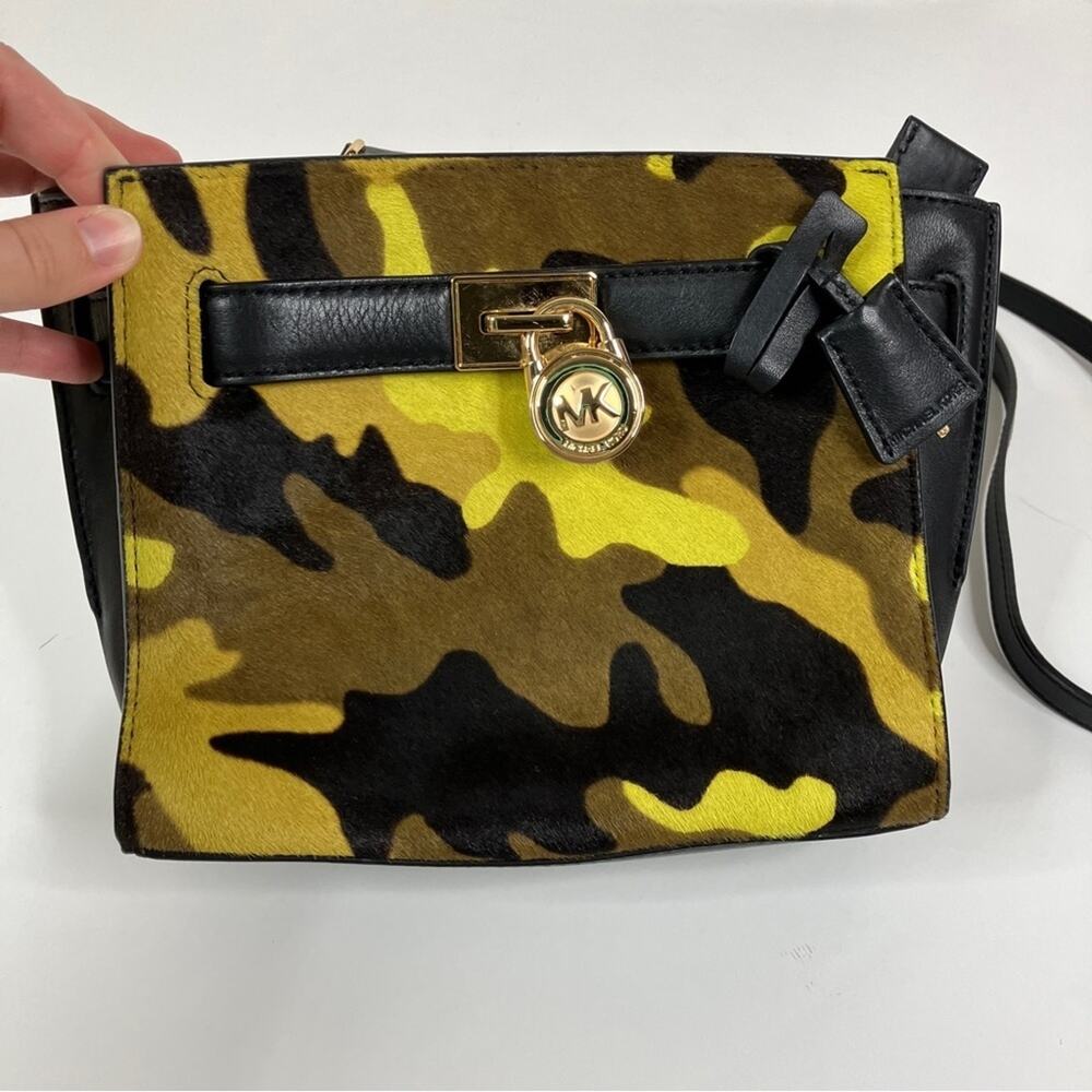 Michael Kors | Hamilton Bag Camouflage Calf Hair Purse - Picture 10 of 10